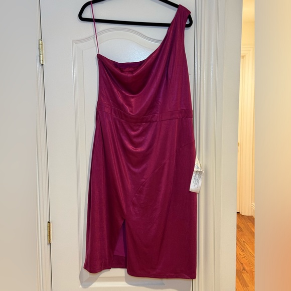 NWT Dress The Population Laia One Shoulder Dress Bodycon Cocktail Party
